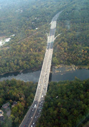 American Legion Bridge (MD on top)
