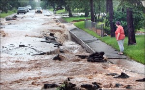 What happens when your storm water system fails. Photo credit: Associated Press.