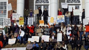 Protesting rape on "Grounds"