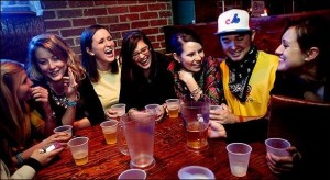 Girls' night out in Chapel Hill. Lucky guy. Photo credit: New York Times.