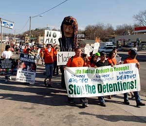 Farmville jail protest