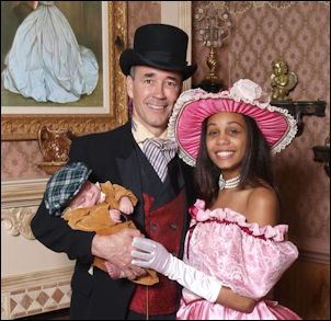 Joe Morrissey with bride-to-be Myrna Pride and baby. He is running as an independent in the black-majority 16th state senate district.