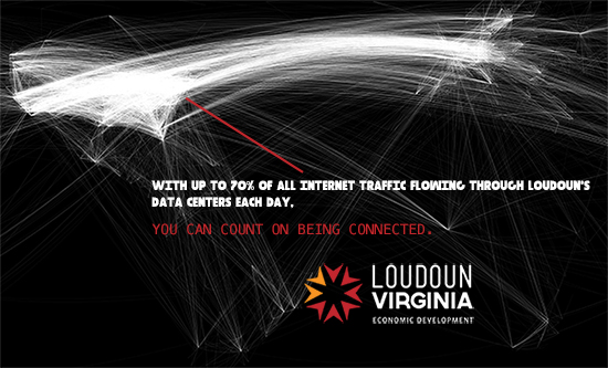 Loudoun County promotion for its data centers.
