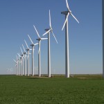 A wind farm in Texas
