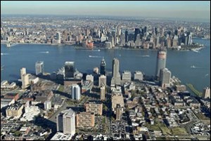 Does Virginia really want roads like New Jersey's? Pictured: Hudson County, New Jersey's most populated area.