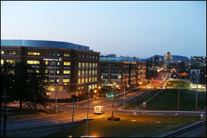Virginia Tech Carolion Research Institute and medical school. Photo credit: Roanoke Times