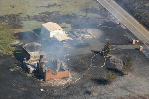 Aftermath of Appomattox explosion. Photo credit: Pipeline Safety Trust