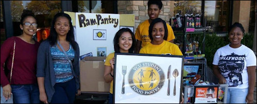 An increasing number of college food pantries in Virginia provide emergency rations to hungry students. Photo credit: VCU's Rampa